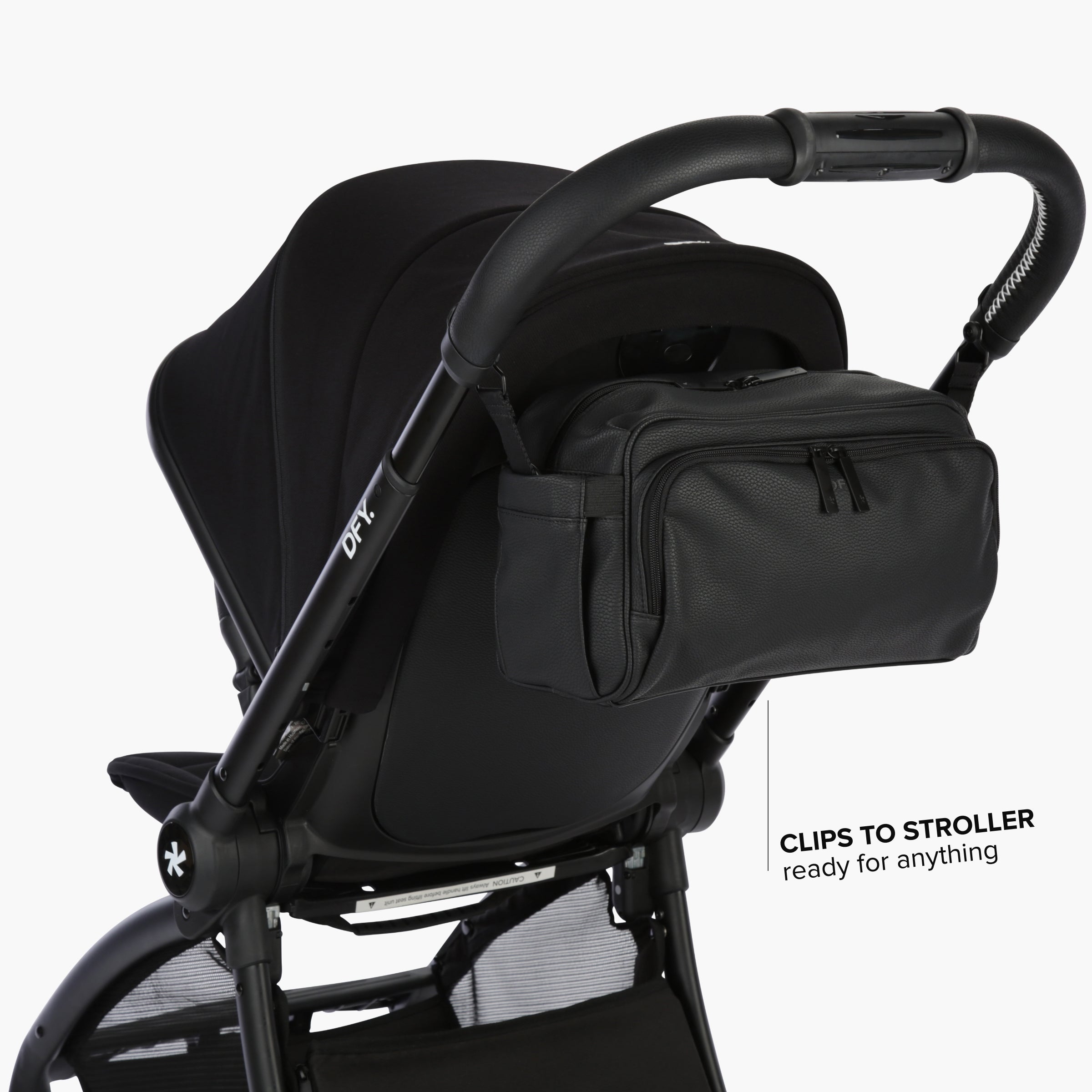 Shot of Diaper Bag attached to stroller