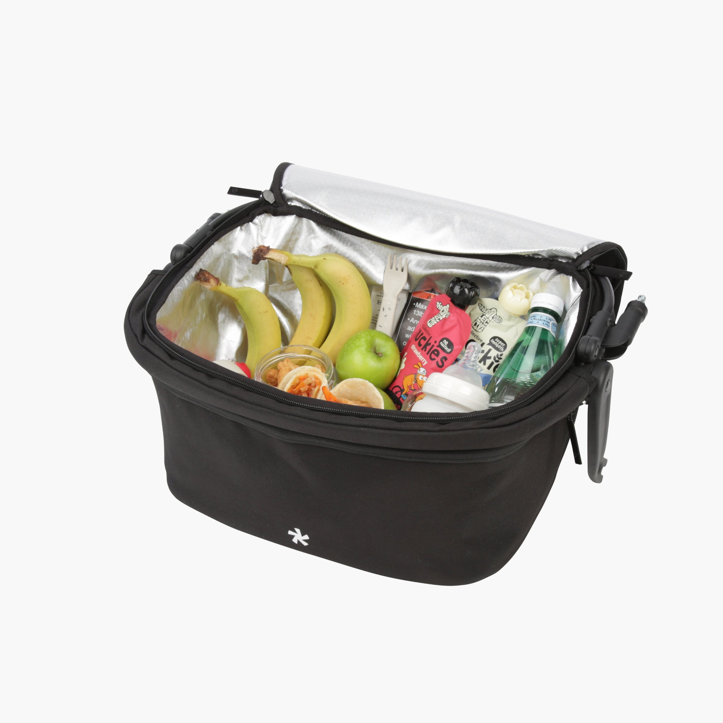 shot of snacks in cool box