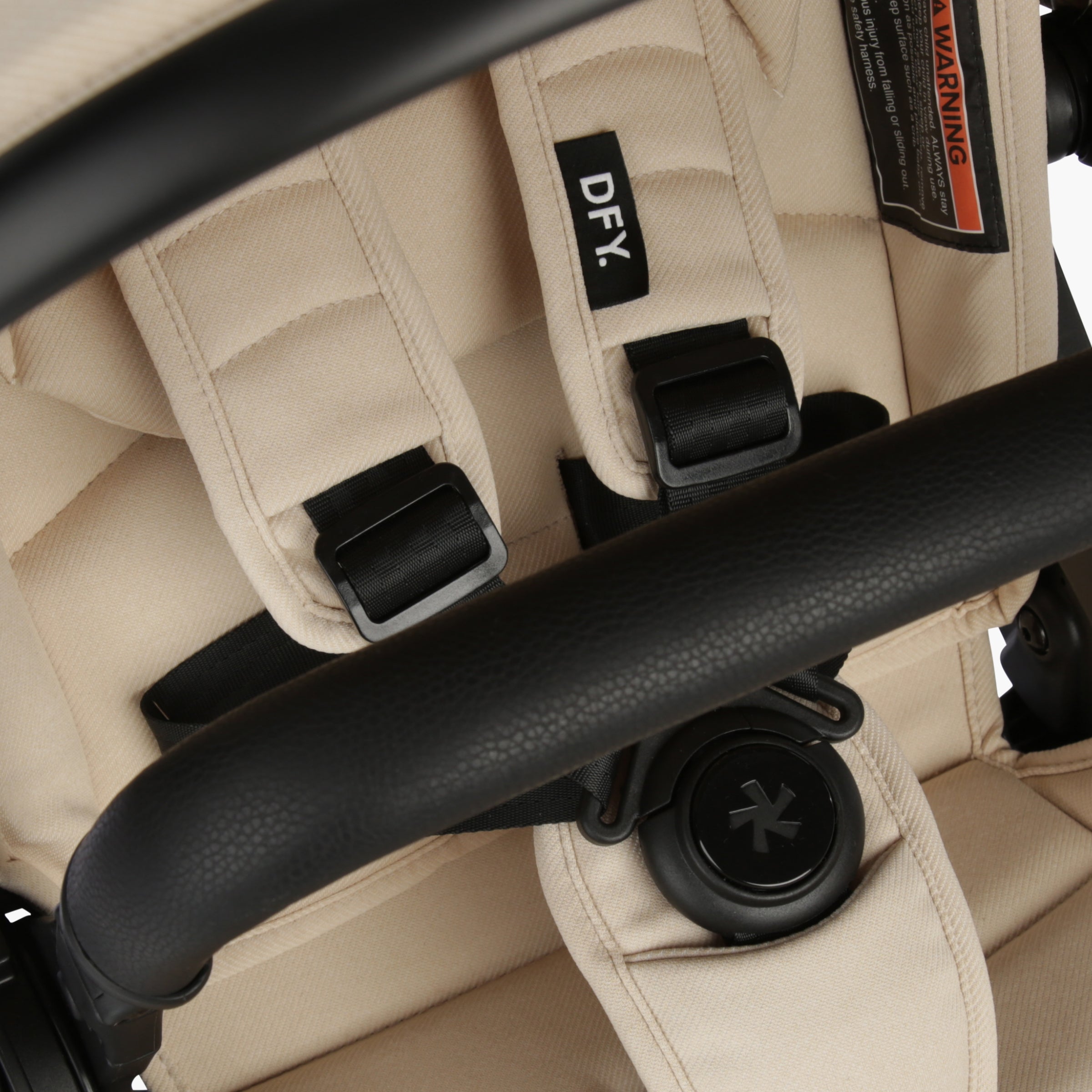 image of close up of cream stroller